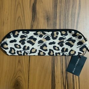Kendall + Kylie Leopard Cheetah Makeup Brush Cosmetic Pencil Case NWT